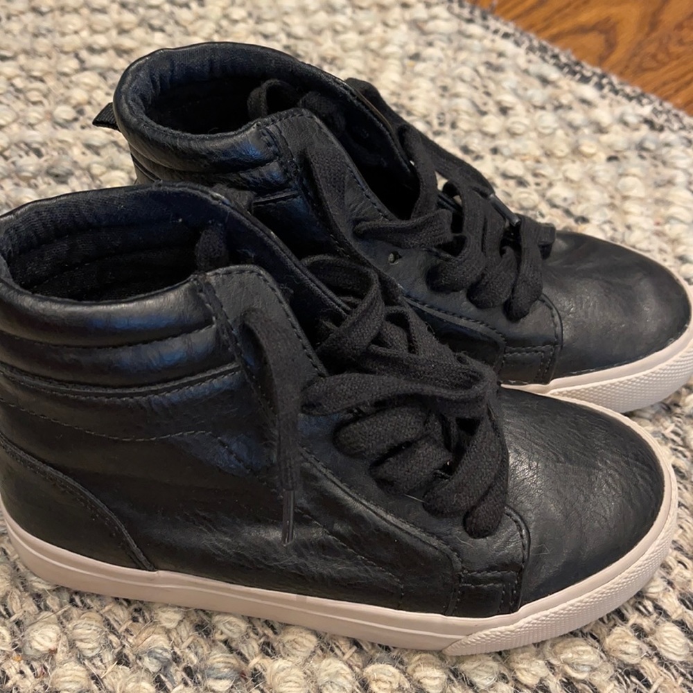 Old Navy Black High Top Sneakers - worn once!!
